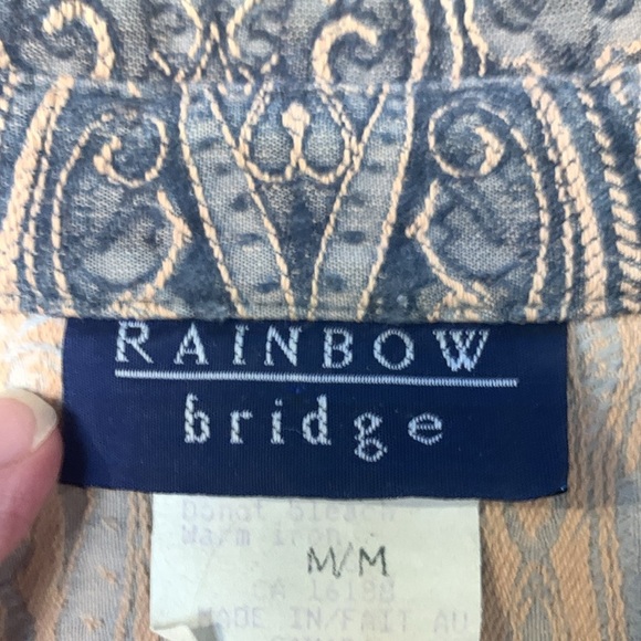 Rainbow Bridge Vintage Zip Up Vest, Stretch - Picture 9 of 11